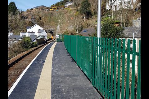 MPH Construction Ltd has completed a platform renewal project at Penhelig station.